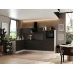 XXXLutz Lauterach - Ihr M&ouml;belhaus bei Bregenz Eckk&uuml;che 175/310 cm in Grau, Wei&szlig;