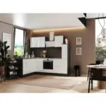 XXXLutz Lauterach - Ihr M&ouml;belhaus bei Bregenz Eckk&uuml;che 175/250 cm in Grau, Wei&szlig; Hochglanz