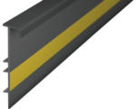 Hornbach Teppich-Einklebeleiste mit Steg PVC dunkelgrau 7x55x2500 mm