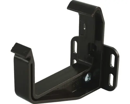 Marley Rinnenhalter Kunststoff verstellbar eckig Schokoladenbraun RAL 8017 NW 70 mm