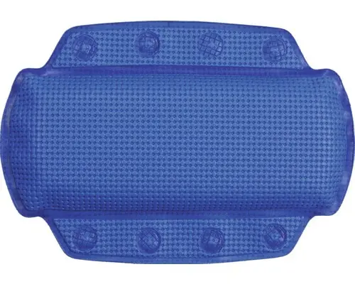 Nackenpolster Spirella Alaska 32x32 cm blau