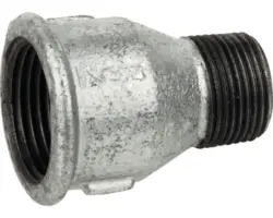 Reduzier-Muffen-Nippel 1/2"AGx3/4"IG verzinkt