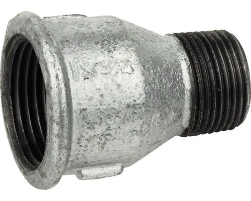 Reduzier-Muffen-Nippel 1/2"AGx3/4"IG verzinkt