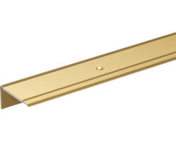 Treppenprofil Aluminium gold 45 x 23 , 2 m