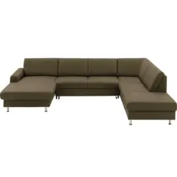 Wohnlandschaft in Echtleder Gr&uuml;n