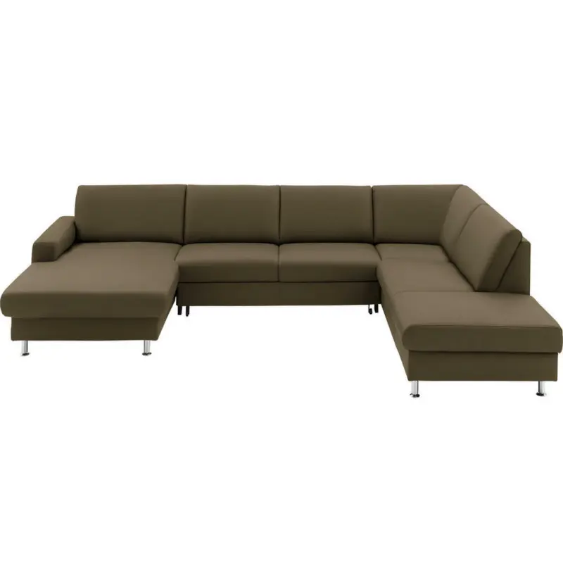 Wohnlandschaft in Echtleder Gr&uuml;n