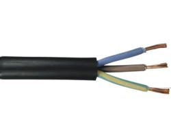 Gummischlauchleitung H07 RN-F 3G1,5 mm², 10 m schwarz