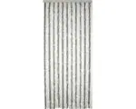 Hornbach Türvorhang Flausch silber-weiss 90x200 cm