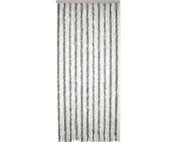 Türvorhang Flausch silber-weiss 90x200 cm