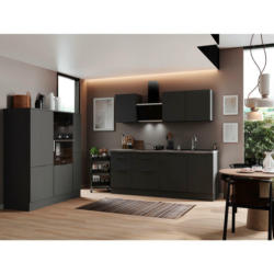 Küchenblock 370 cm in Grau