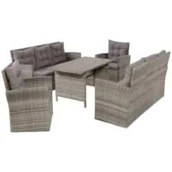 Loungegarnitur 5-teilig 120/70/66 cm