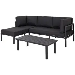 Loungegarnitur 3-teilig 140/210 cm