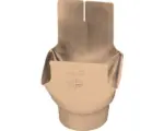 Hornbach Zambelli Ablaufstutzen Kupfer für Kastenrinne NW 70 mm Ablauf NW 60 mm