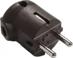 Hornbach Schutzkontakt-Winkelstecker braun