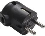 Hornbach Stecker Winkelstecker Schutzkontaktstecker schwarz IP 20