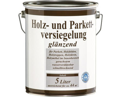 Holz- und Parkettversiegelung glänzend 5 l