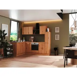 Eckk&uuml;che 175/250 cm in Eiche Artisan