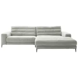 Wohnlandschaft in Cord Hellgrau