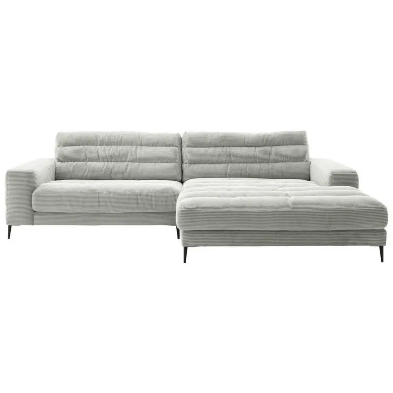 Wohnlandschaft in Cord Hellgrau