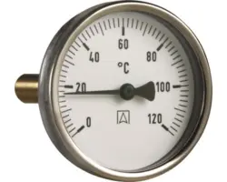 Zeigerthermometer 1/2" 0-120 °C