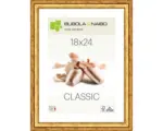 Hornbach Bilderrahmen Holz CLASSIC gold dünn 18x24 cm