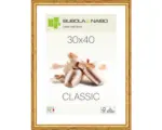Hornbach Bilderrahmen Holz CLASSIC gold dünn 30x40 cm