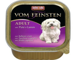 Hundefutter nass ANIMONDA vom Feinsten Adult mit Pute und Lamm 150 g