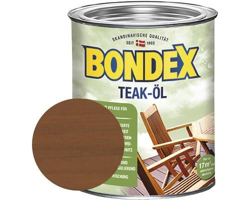 Holzöl Bondex Teak-Öl außen 750 ml