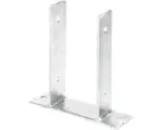 Hornbach U-Pfostenträger z. Aufschrauben 101 x 200 mm, feuerverzinkt, 1 Stück