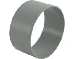 Marley Bogenverbinder für Fallrohr Kunststoff rund Fenstergrau RAL 7040 NW 53 mm