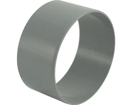 Marley Bogenverbinder für Fallrohr Kunststoff rund Fenstergrau RAL 7040 NW 53 mm