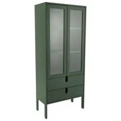 Vitrine in Waldgr&uuml;n