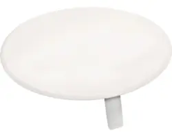 Federdeckel Ø 70 mm weiß