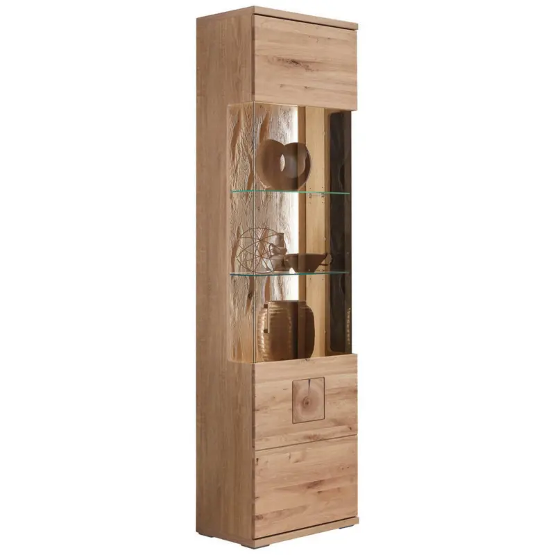 Vitrine in massiv Eiche Alteiche