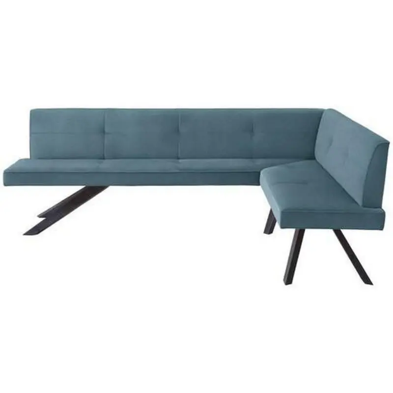 Eckbank 240/170 cm in Blau, Grün
