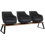 XXXLutz Lauterach - Ihr M&ouml;belhaus bei Bregenz Sitzbank 210/87/67 cm in Blau, Grau, Schwarz