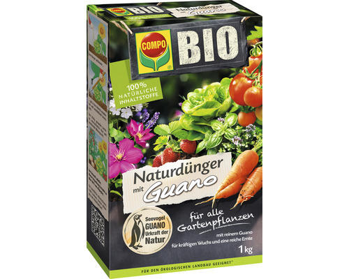 Naturdünger mit Guano Compo Bio 1 kg