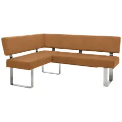 Eckbank 137/182 cm in Cognac