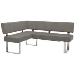 Eckbank 137/182 cm in Hellgrau