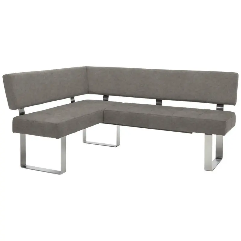 Eckbank 137/182 cm in Hellgrau