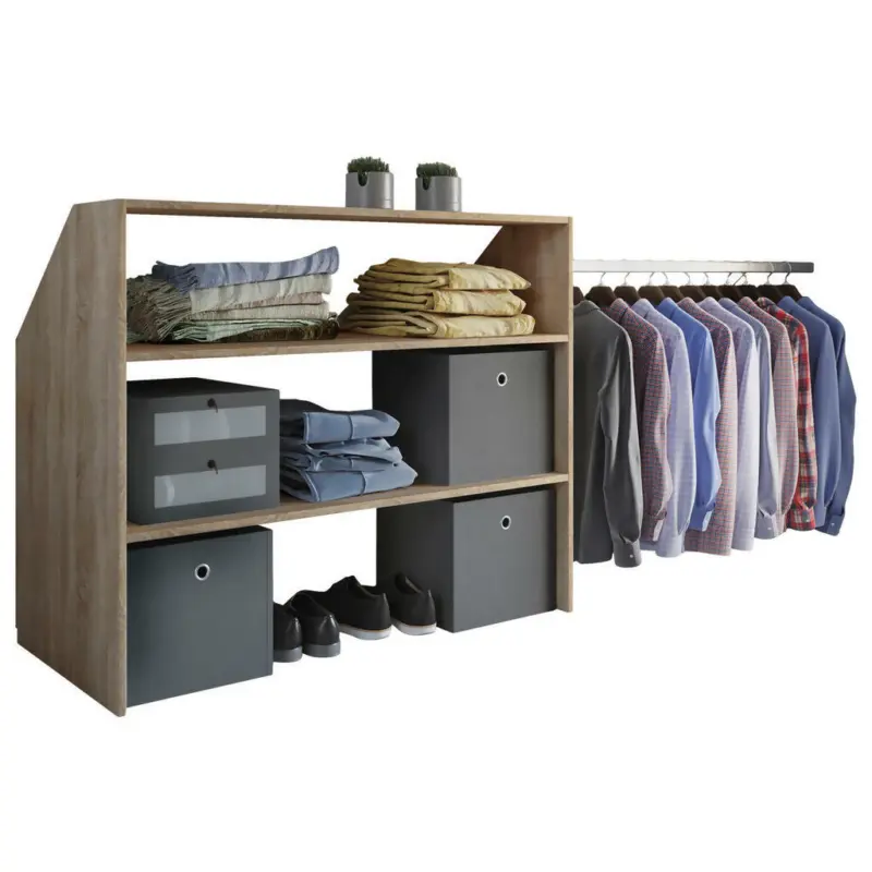 Dachschrägenregal in Sonoma Eiche