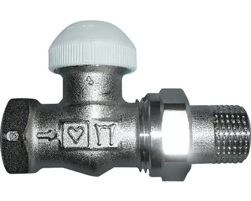 Verschraubung Herz 1/2 Zoll Durchgangsform nickel