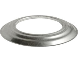 Ofenrohr-Wandrosette Bertrams Ø 100 mm feueraluminiert silber