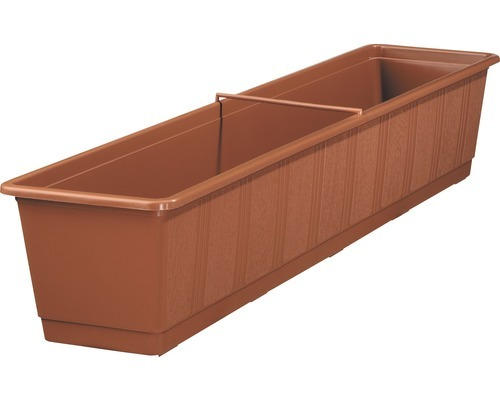 Blumenkasten Geli Standard Kunststoff 80x17x14 cm terracotta