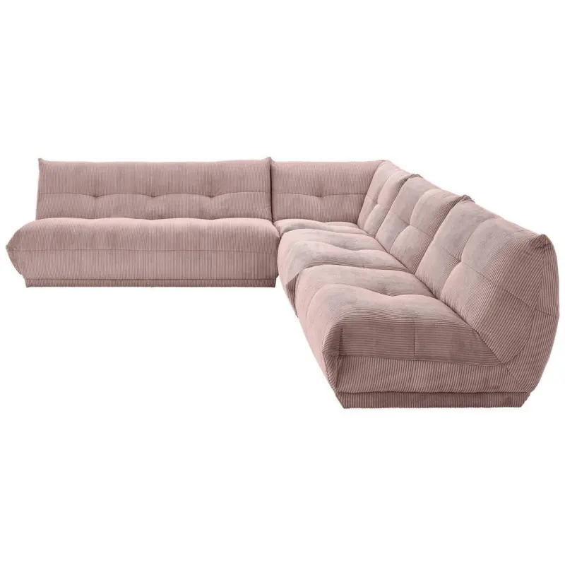 Ecksofa in Kord Altrosa