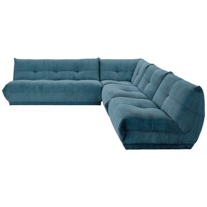 Ecksofa in Kord Petrol