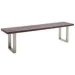 XXXLutz Lauterach - Ihr Möbelhaus bei Bregenz Sitzbank 200/50/40 cm in Eichefarben, Edelstahlfarben