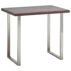 Bartisch in Holz, Metall 120/80/95 cm