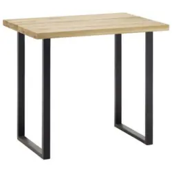 Bartisch in Holz, Metall 120/80/95 cm