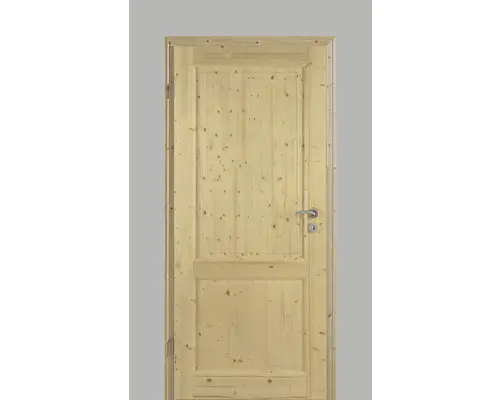 Landhaustüre Pertura Fichte roh 2 Füllelemente 95x203 cm links
